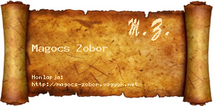Magocs Zobor névjegykártya